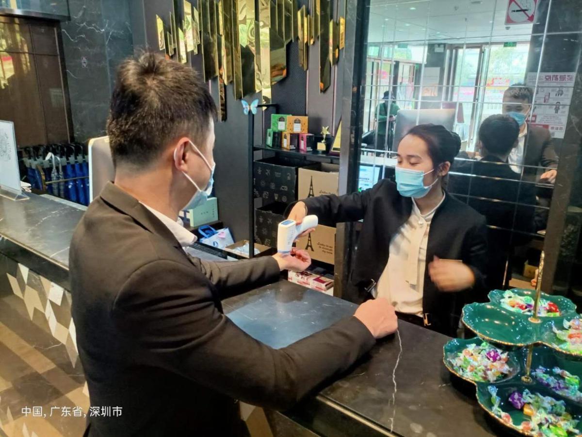 Lnsail Hotel Shenzhen Luohu Port Railway Station Экстерьер фото